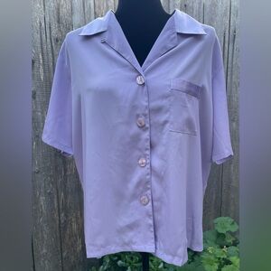 Lavender Button-Up Shirt